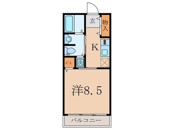 GALAXYの物件間取画像